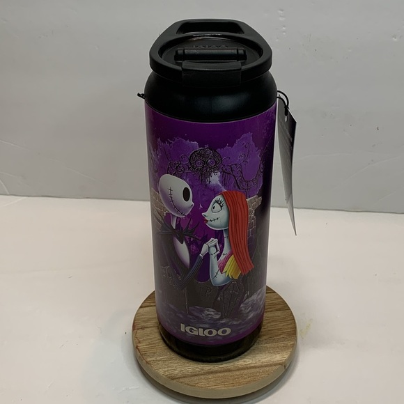 Disney Night Before Christmas Tumbler Jack Skellington & Sally Igloo Can New - Picture 12 of 12